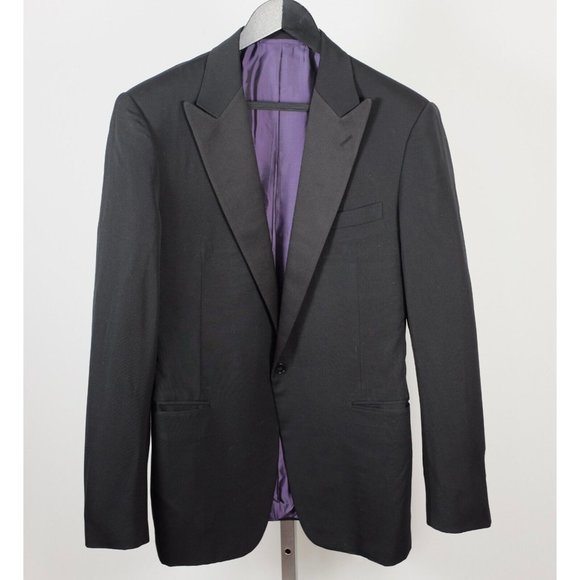 $5000 Ralph Lauren Purple Label Black Tuxedo Jacket - Picture 1 of 10